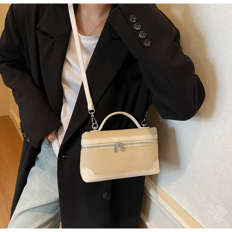 Women's Korean Style Crossbody Bag Tan Beige 2025 — feature 12