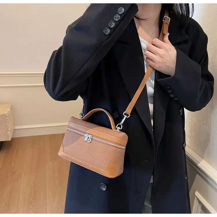 Women's Korean Style Crossbody Bag Tan Beige 2025 — feature 9