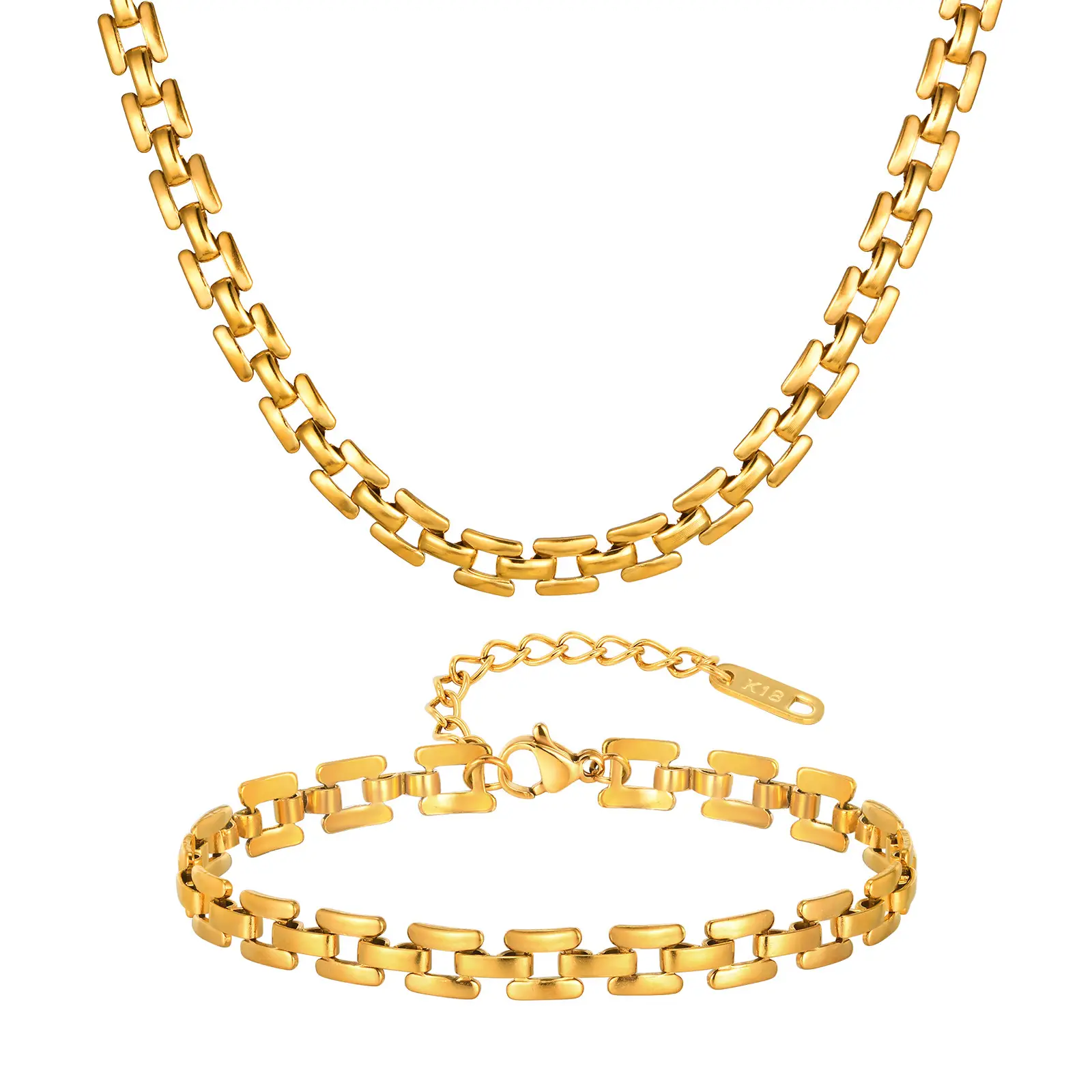 Golden Cross-Body Clavicle Necklace for Women - Image 7
