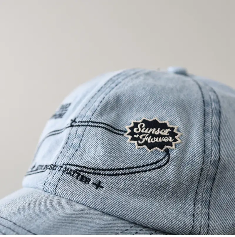 Korean Style Blue Baseball Cap for Men Women — feature 8