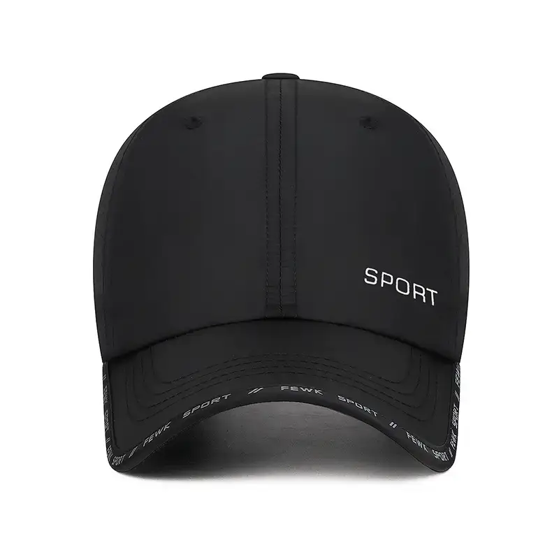 Black Sport Cap with "SPORT" Logo & Perforated Design - Image 10