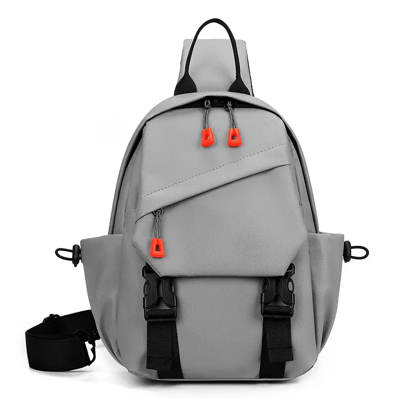 Men's Waterproof Crossbody Bag Black PU Leather Large Capacity - Image 9
