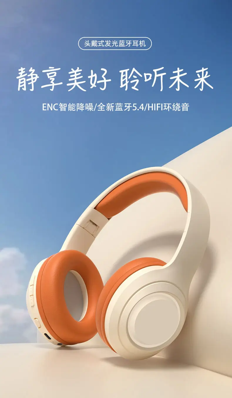 Wireless Bluetooth Headset with Noise Reduction & Long Battery β feature 1