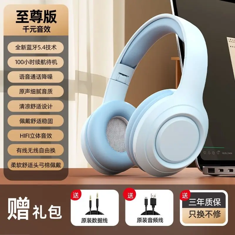 Wireless Bluetooth Headset with Noise Reduction & Long Battery - Image 2