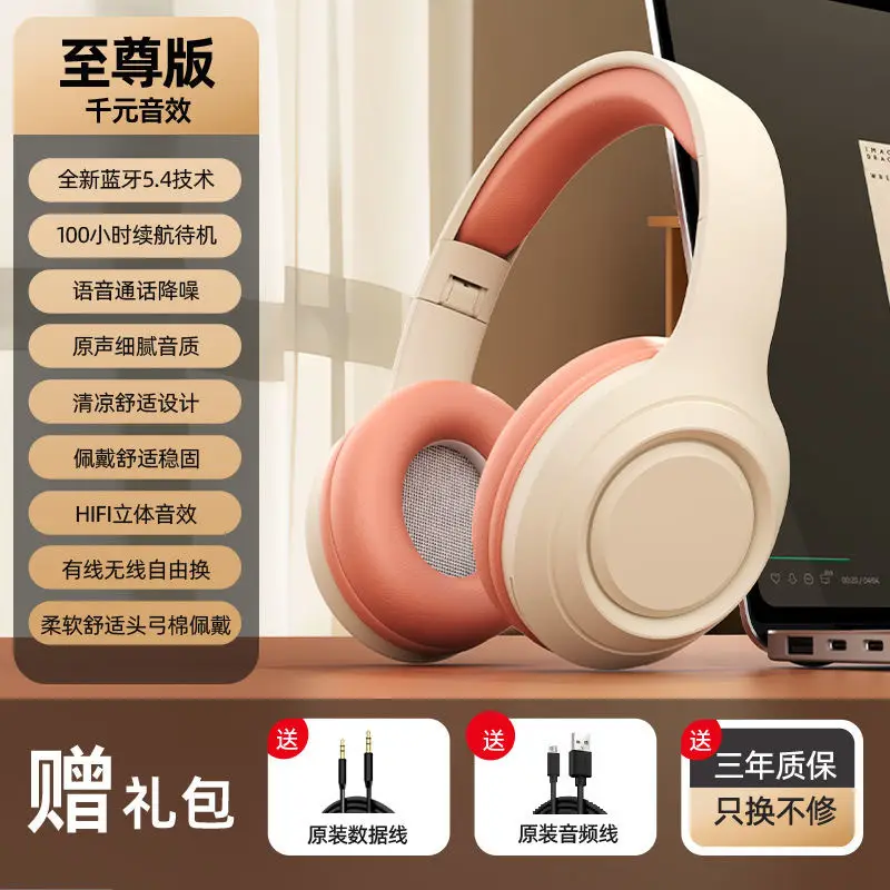 Wireless Bluetooth Headset with Noise Reduction & Long Battery - Image 3
