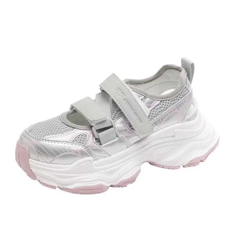 Women's White Mesh Platform Sandals 2025 Summer - Image 7