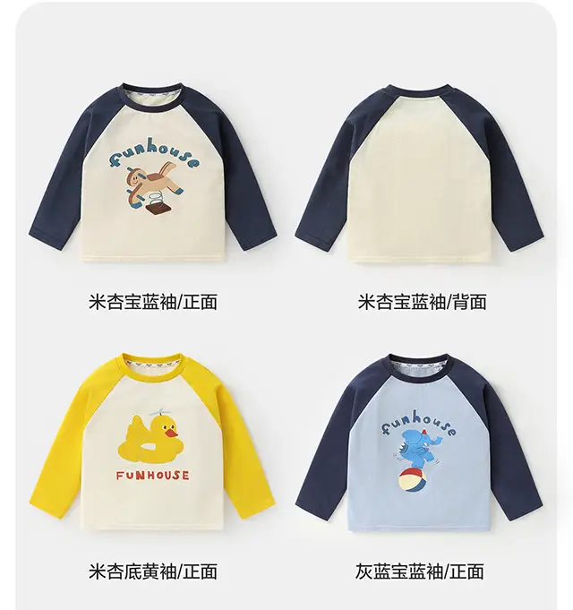 Right-Euro Boys Cotton Long Sleeve T-Shirt Spring 2026 — feature 14