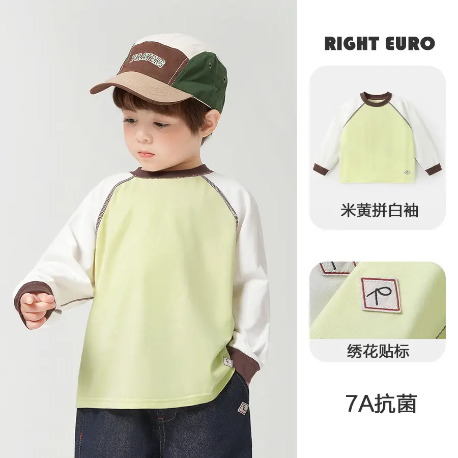 Right-Euro Boys Cotton Long Sleeve T-Shirt Spring 2026 - Image 13