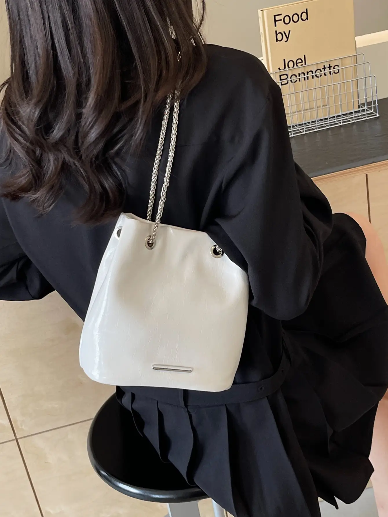 Women's Black Chain Crossbody Bag 2025 New Arrival - Image 8