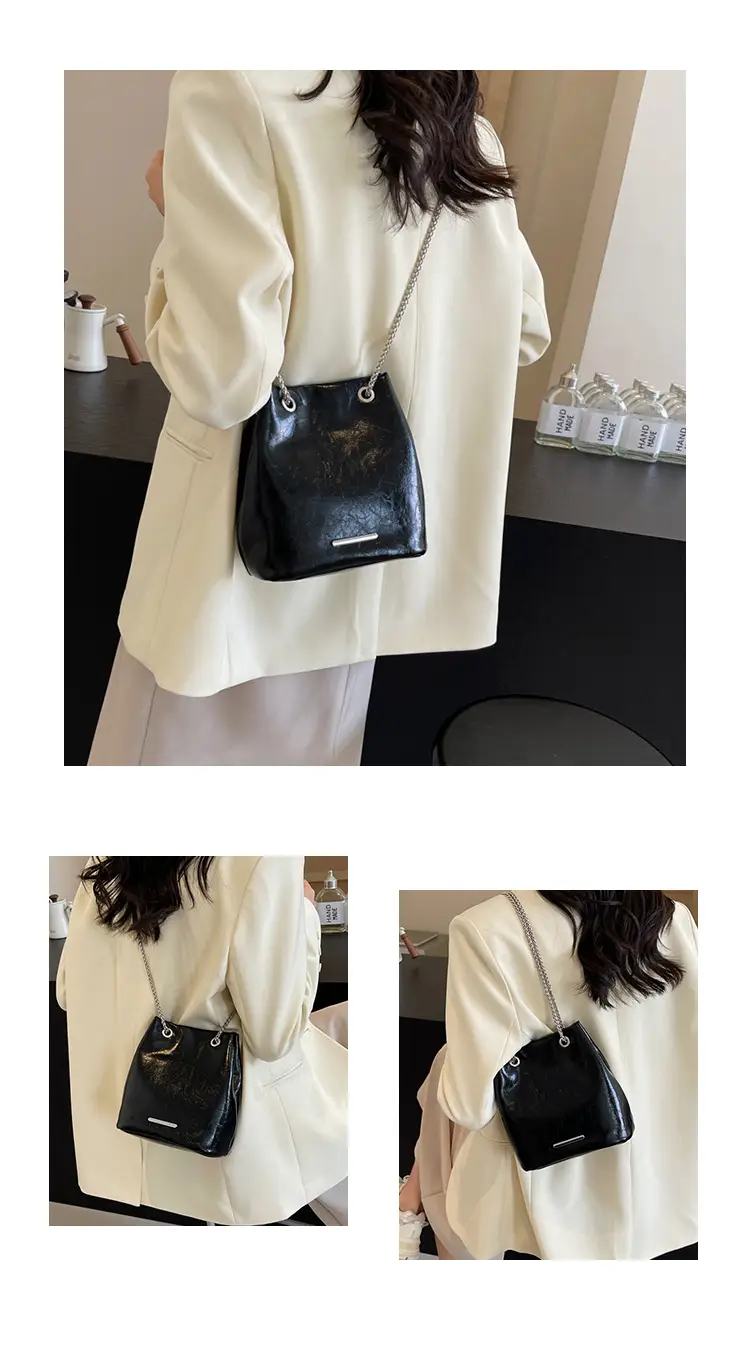 Women's Black Chain Crossbody Bag 2025 New Arrival — feature 13