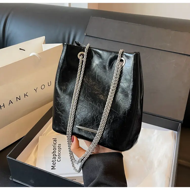 Women's Black Chain Crossbody Bag 2025 New Arrival — feature 46