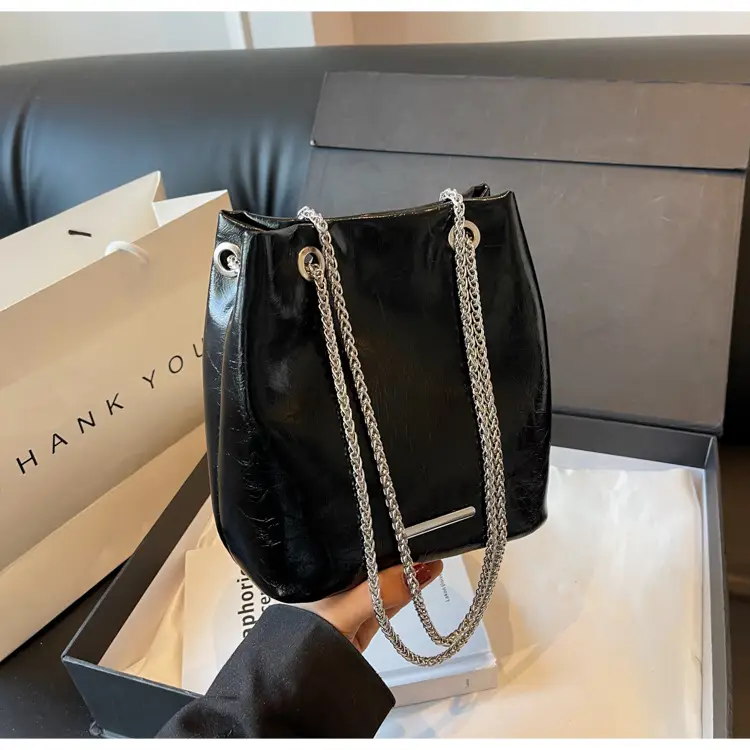 Women's Black Chain Crossbody Bag 2025 New Arrival — feature 47