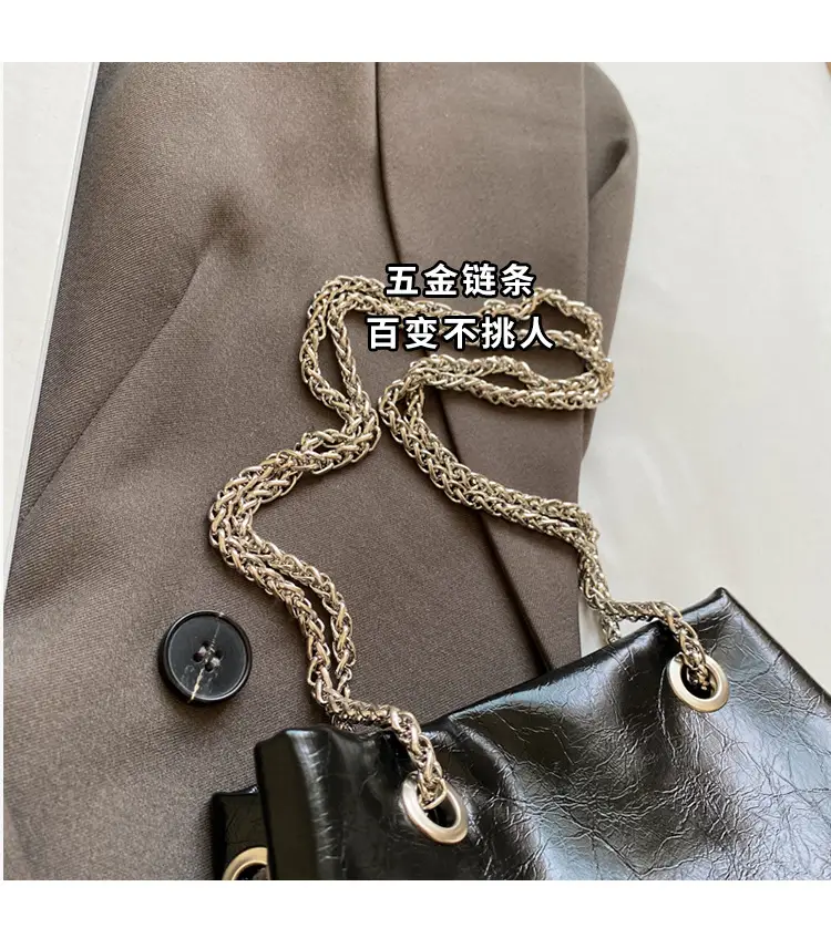 Women's Black Chain Crossbody Bag 2025 New Arrival — feature 5
