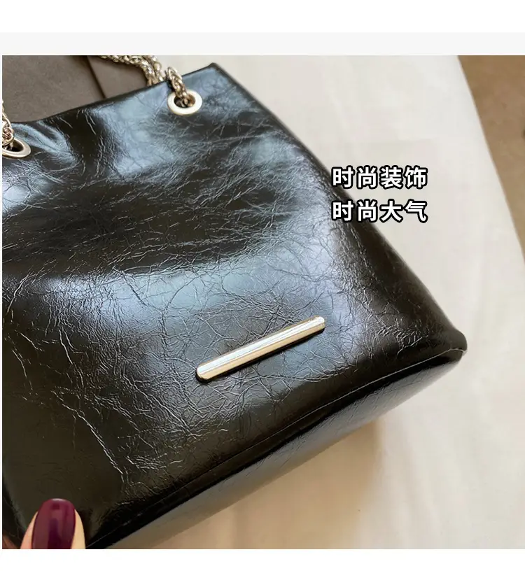 Women's Black Chain Crossbody Bag 2025 New Arrival — feature 8