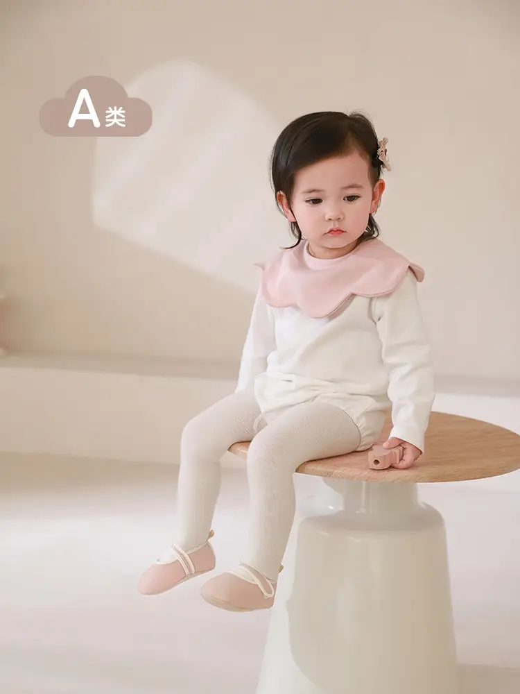 Baby Toddler Socks Spring Autumn Solid Color Non-Slip Floor Shoes