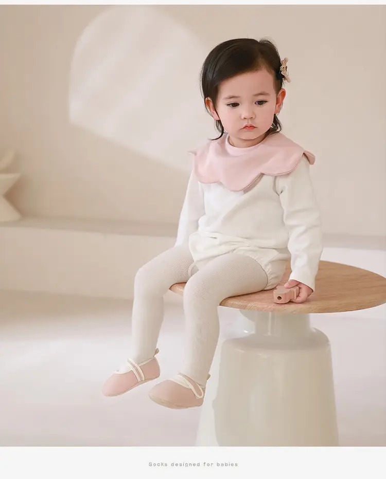 Baby Toddler Socks Spring Autumn Solid Color Non-Slip Floor Shoes — feature 19