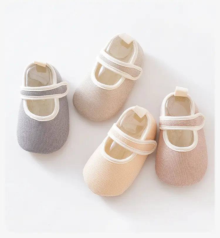 Baby Toddler Socks Spring Autumn Solid Color Non-Slip Floor Shoes — feature 6