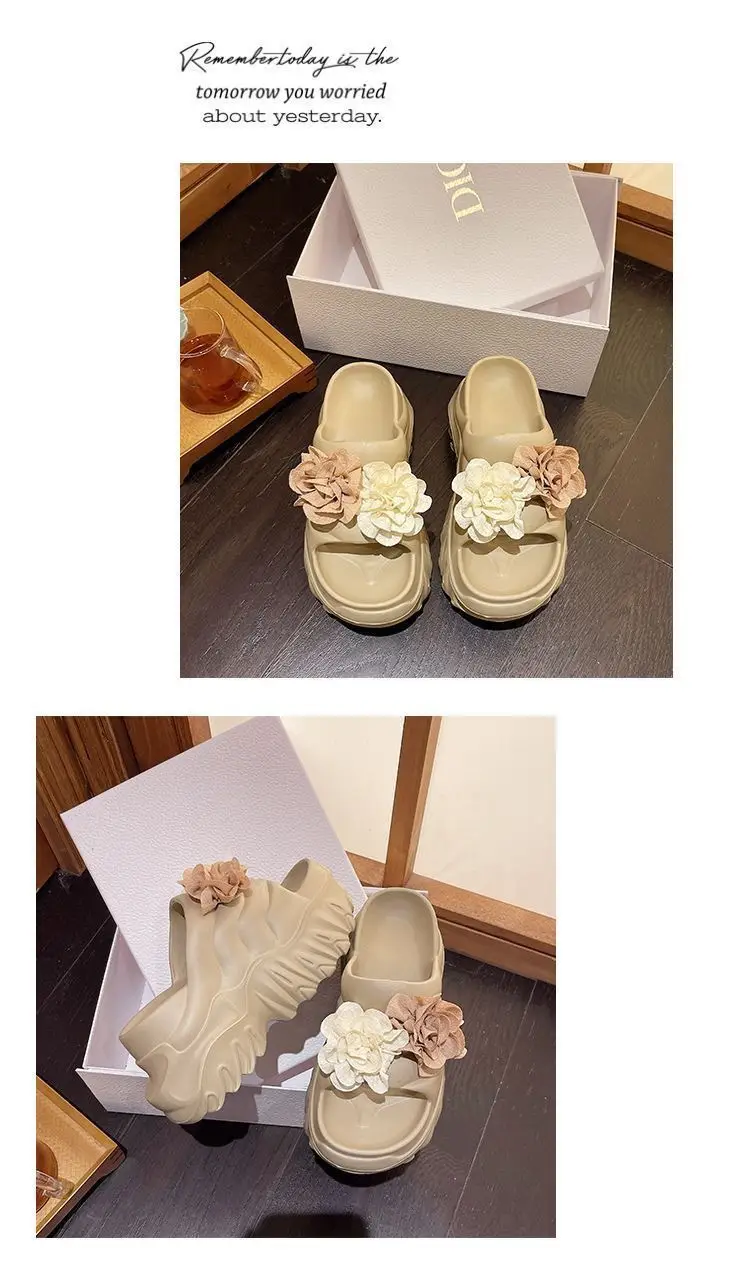 Black Floral Platform Sandals for Women Summer — feature 14