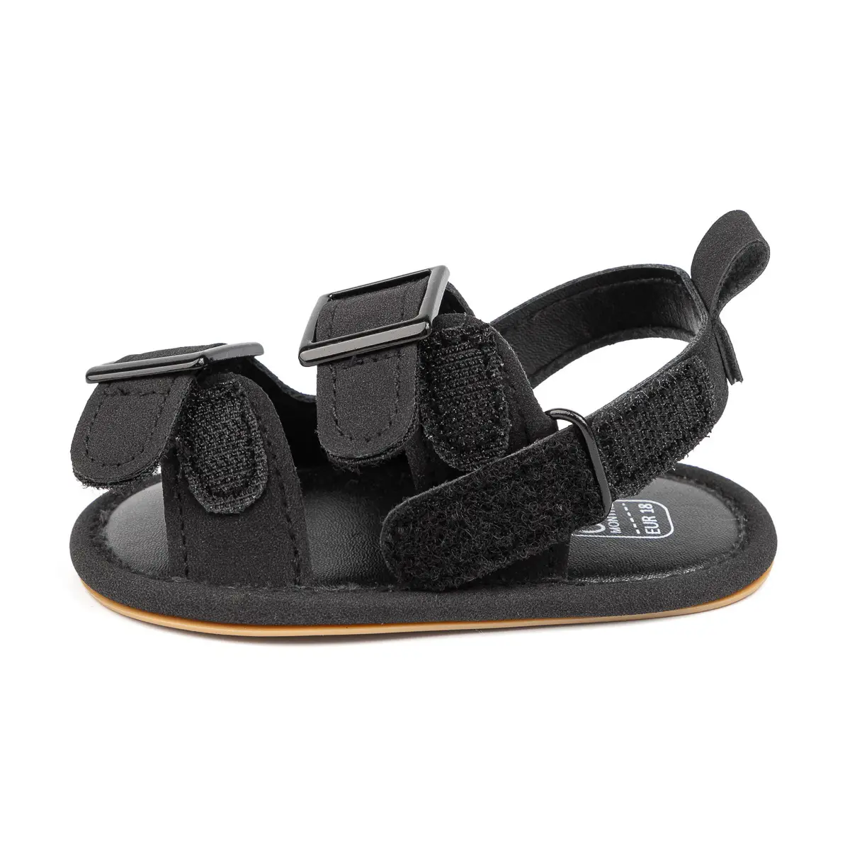 2025 Summer Baby Shoes Brown Buckle Sole — feature 22