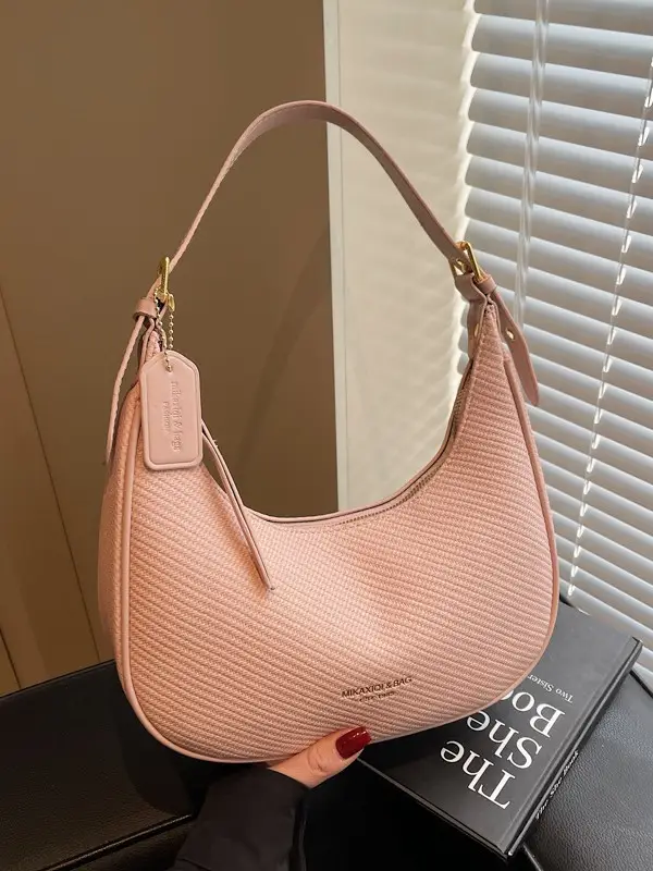 Women's Black Crossbody Bag 2025 New Niche Design
