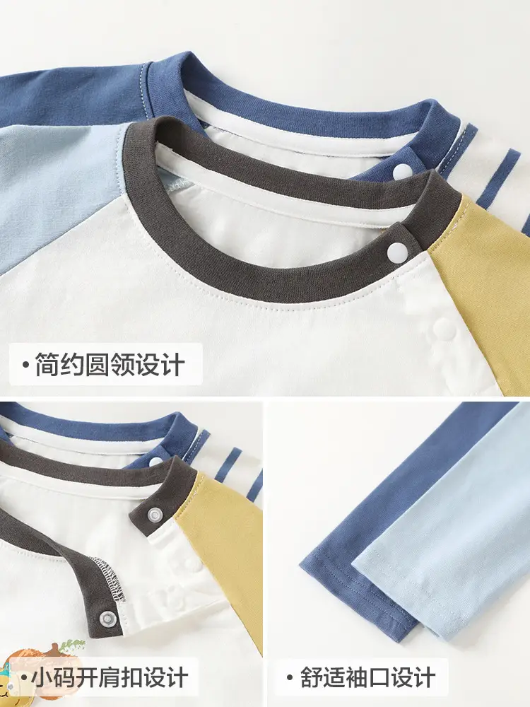 Baby Long Sleeve T-Shirt Green White Spring Outfit