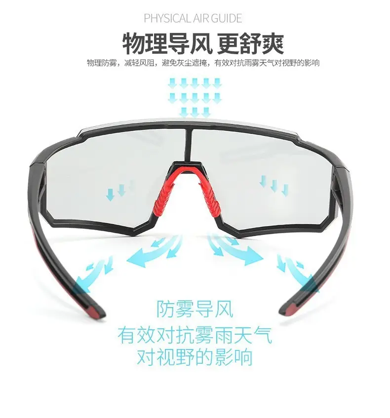 Cross-border UV-Proof Polarized Riding Glasses Blue Lens — feature 2