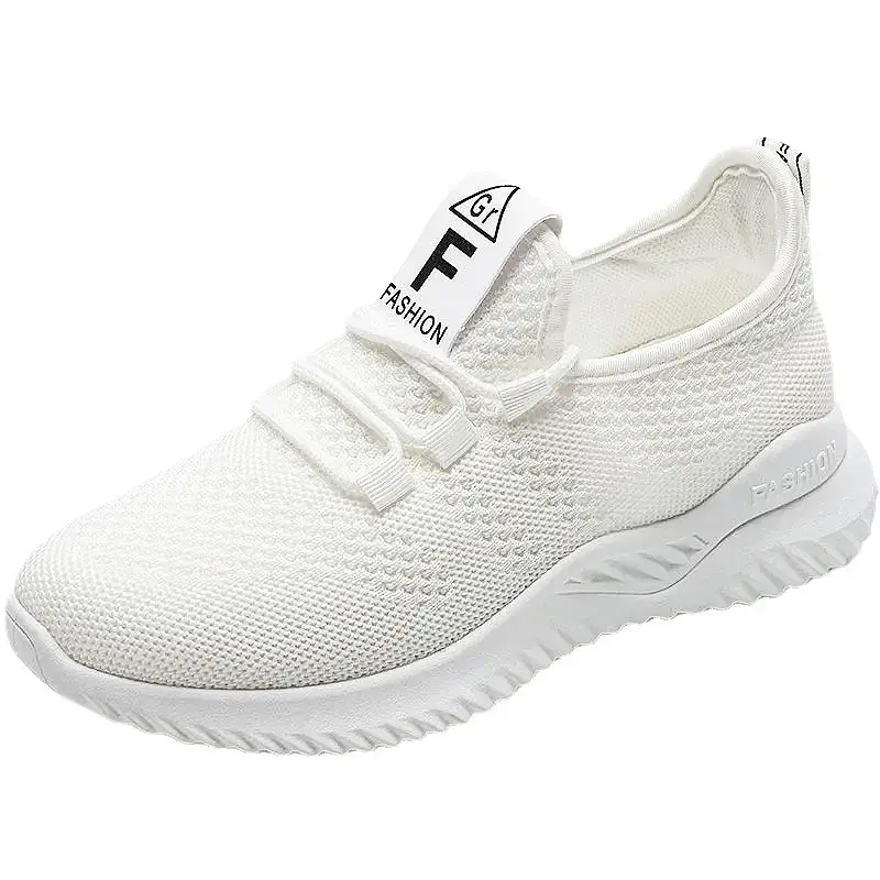 Women's Casual Sneakers, Fashionable Korean Style Breathable Running Shoes, High Heels, Mesh Fabric, Comfortable, Foreign Trade Wholesale - Image 8