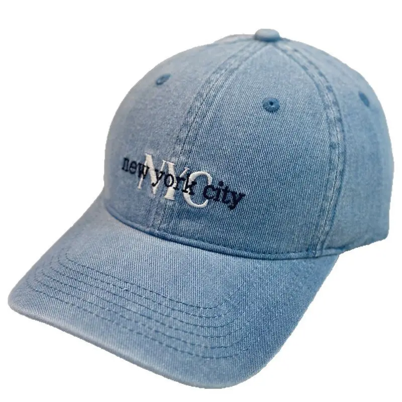 Vintage Washed Denim Cap Women 2025 New - Image 6
