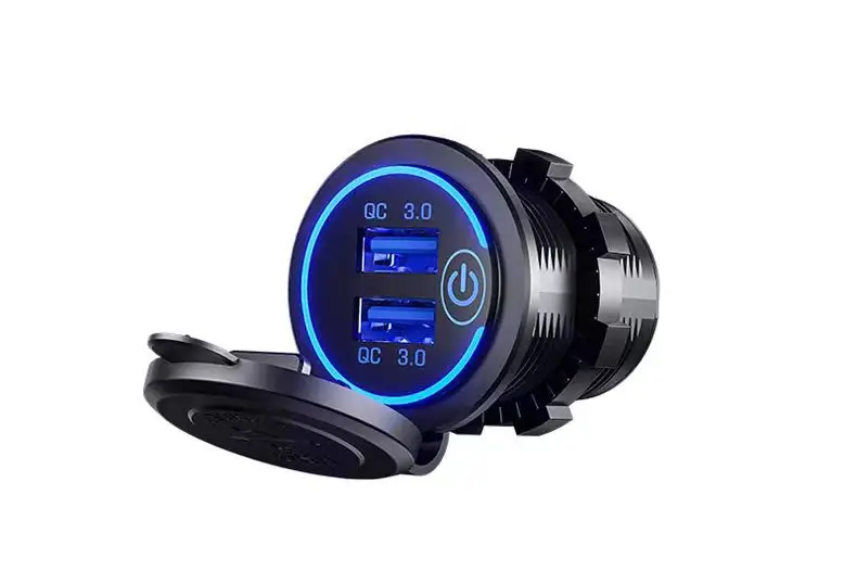 45W Motorcycle Car Charger Waterproof Dual USB — feature 16