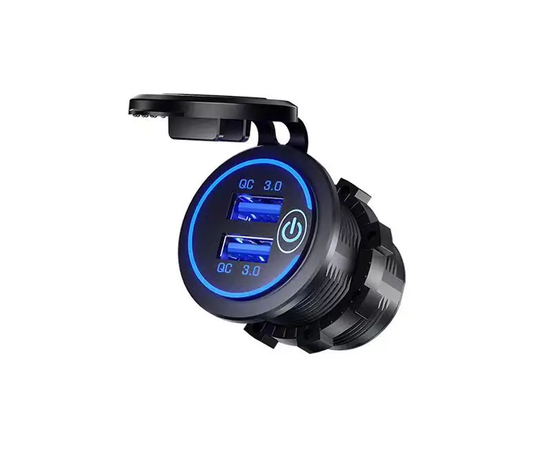 45W Motorcycle Car Charger Waterproof Dual USB — feature 19