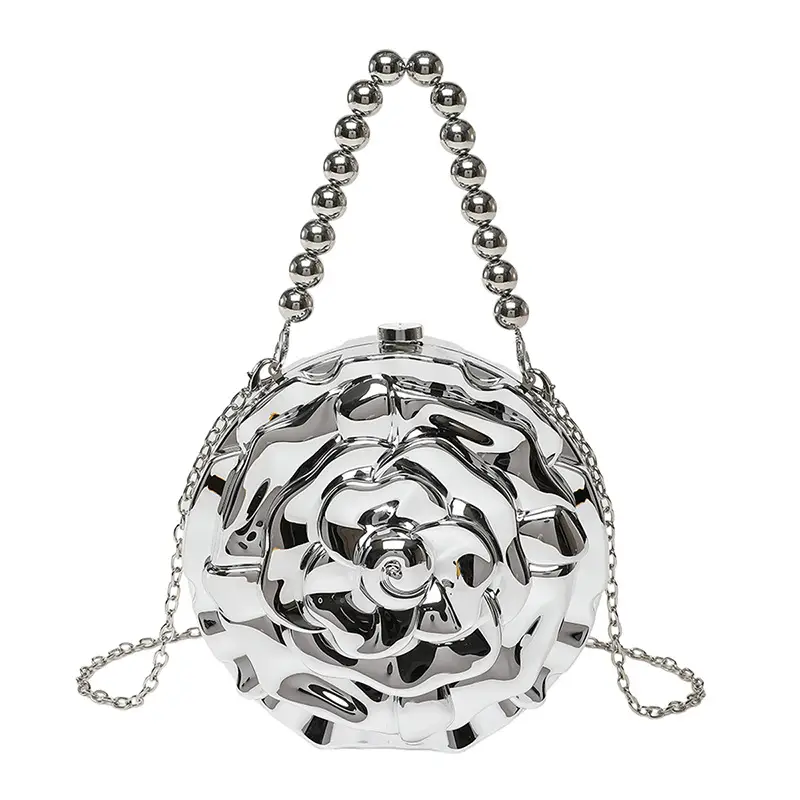 Gold Rose Crossbody Bag for Women - Image 13