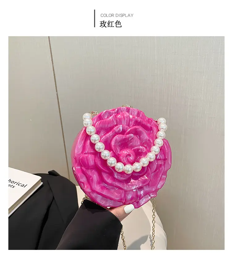 Gold Rose Crossbody Bag for Women — feature 14