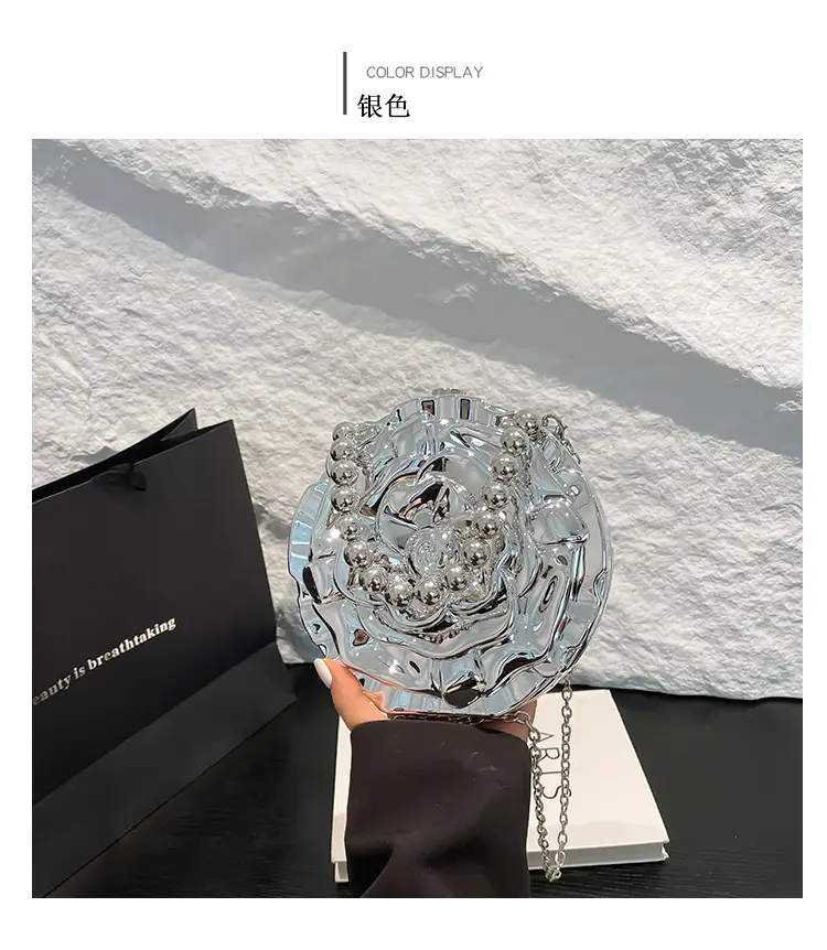 Gold Rose Crossbody Bag for Women — feature 9