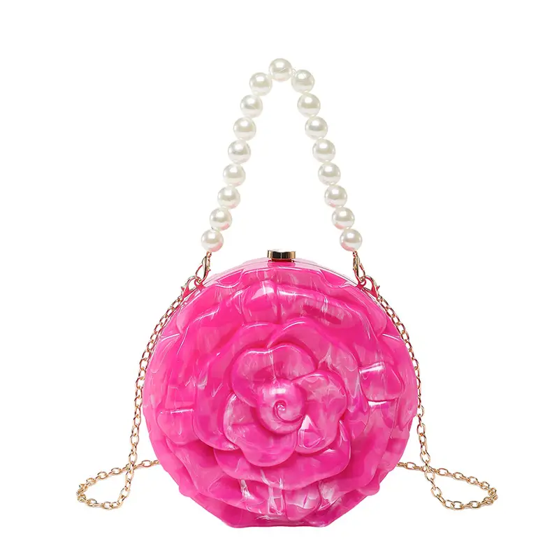 Gold Rose Crossbody Bag for Women - Image 8