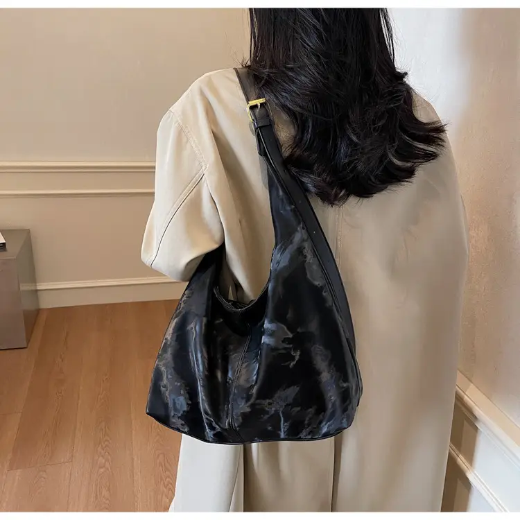 Brown Leather Crossbody Bag Large Capacity Women — feature 15