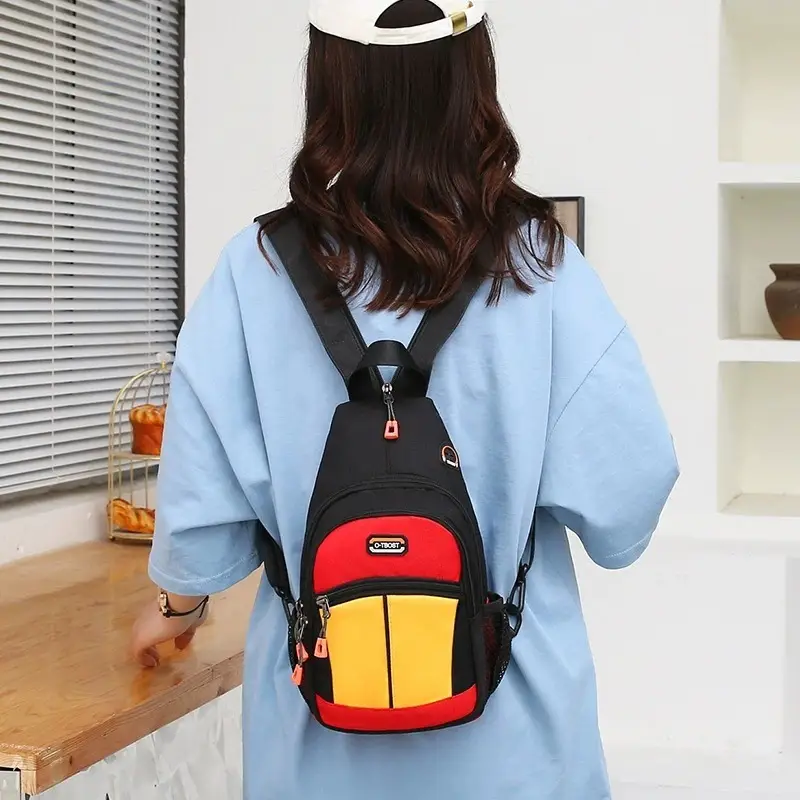 New Fashion Travel Satchel Backpack for Students Multi Color Oxford Cloth - Image 11