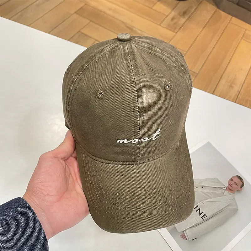 Purple Embroidered Baseball Cap for Kids Spring Summer