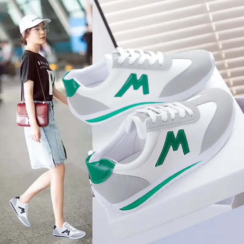 Women's Grey Blue Sneakers Spring Autumn Lightweight Breathable — feature 12