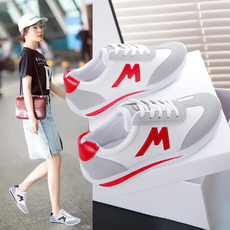 Women's Grey Blue Sneakers Spring Autumn Lightweight Breathable — feature 13