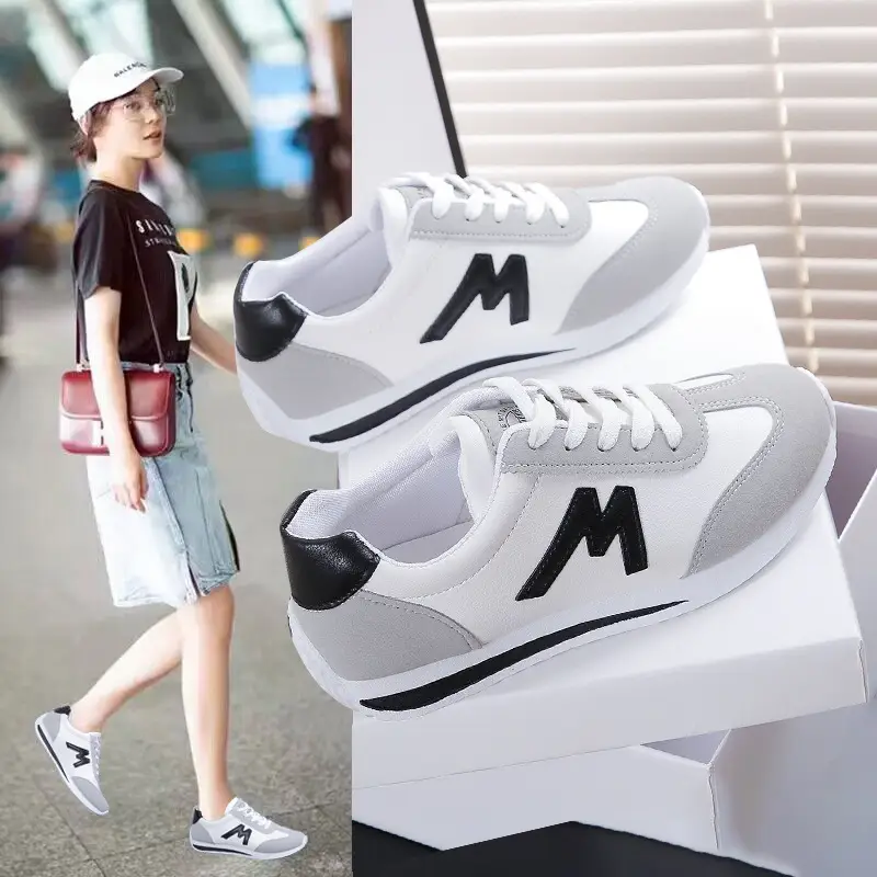 Women's Grey Blue Sneakers Spring Autumn Lightweight Breathable — feature 14