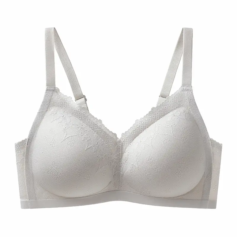 Fixed Cup Bra Seamless Soft Support Push-Up Non-Steel Ring - Image 4