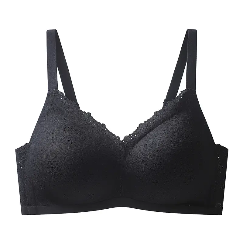 Fixed Cup Bra Seamless Soft Support Push-Up Non-Steel Ring - Image 5
