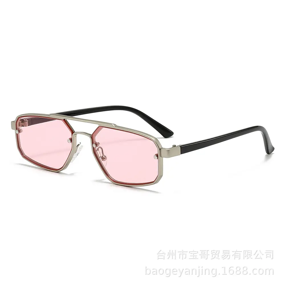 Metal Cat-Eye Sunglasses Polarized Men Women