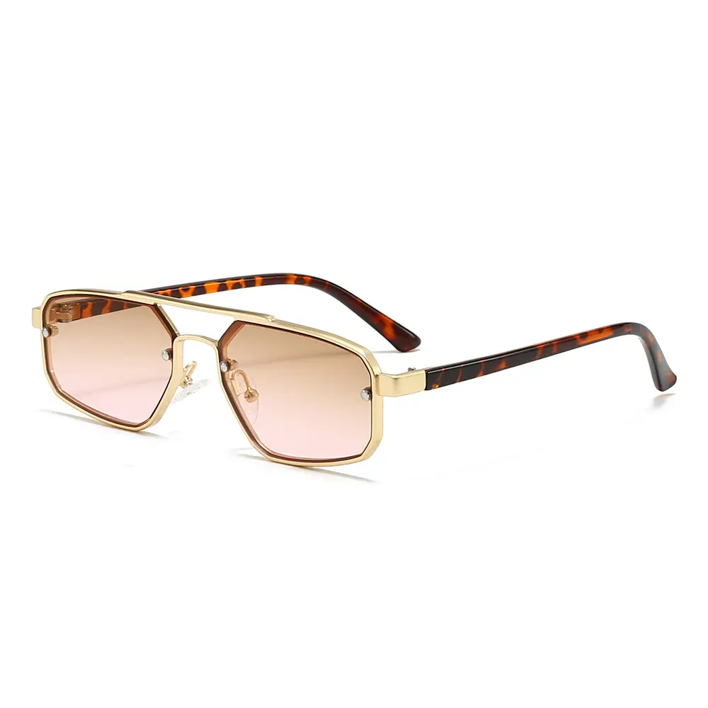 Metal Cat-Eye Sunglasses Polarized Men Women