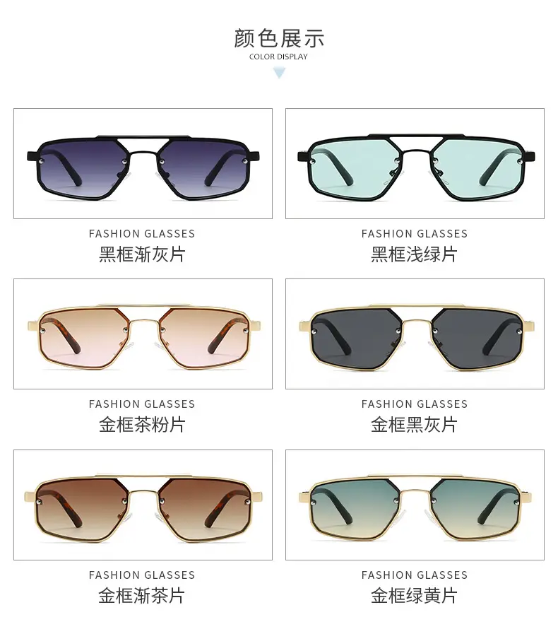 Metal Cat-Eye Sunglasses Polarized Men Women — feature 6