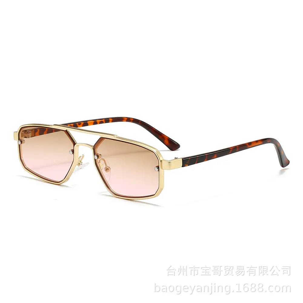 Metal Cat-Eye Sunglasses Polarized Men Women