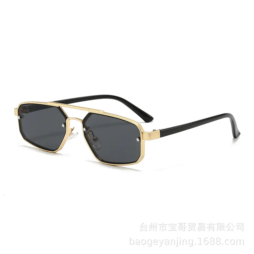 Metal Cat-Eye Sunglasses Polarized Men Women