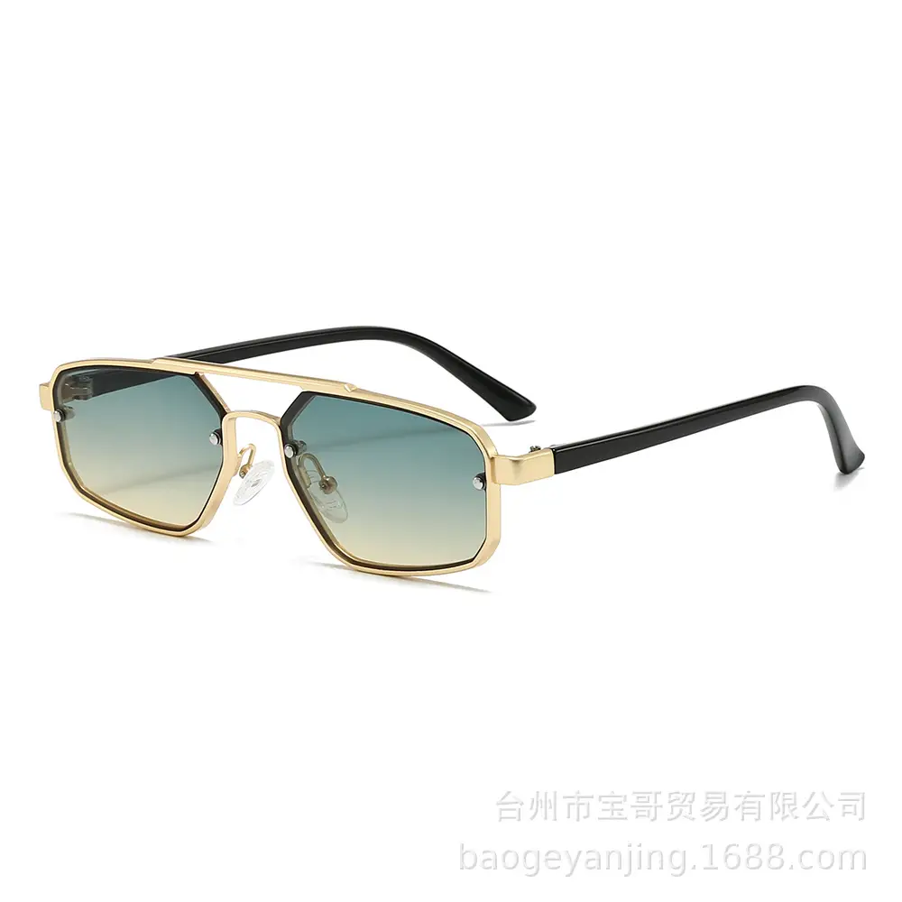 Metal Cat-Eye Sunglasses Polarized Men Women