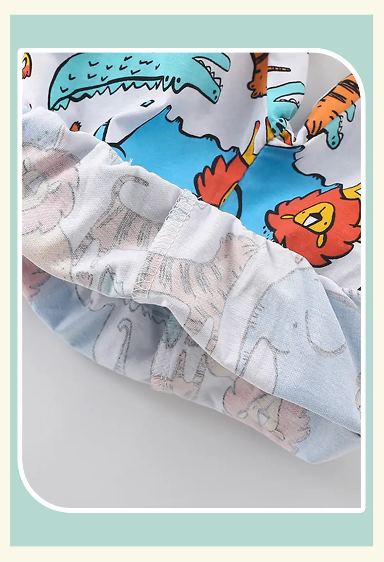 Cross-border Malwee Boys T-Shirt Summer Casual Two-piece Set — feature 4