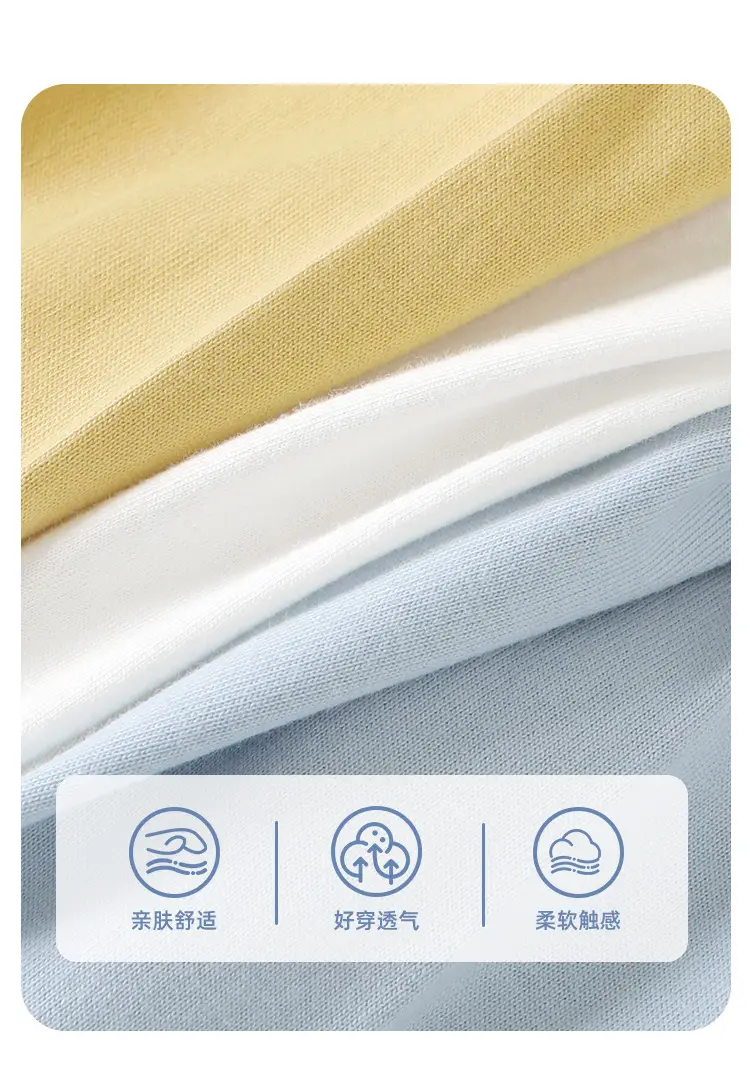Baby Long Sleeve T-Shirt Blue Yellow White Spring Outfit — feature 5